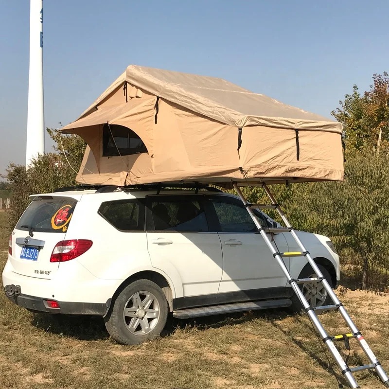 4x4 Outdoor Camping Offroad 4WD SUV Car Roof Top Tent with Annex